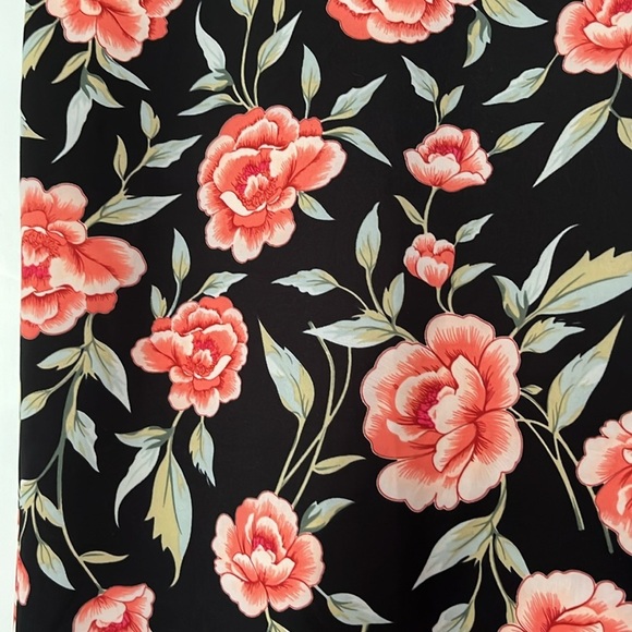 NYCC• Pull-On Pencil Skirt Floral Retro Women’s Size Medium EUC - Picture 3 of 15